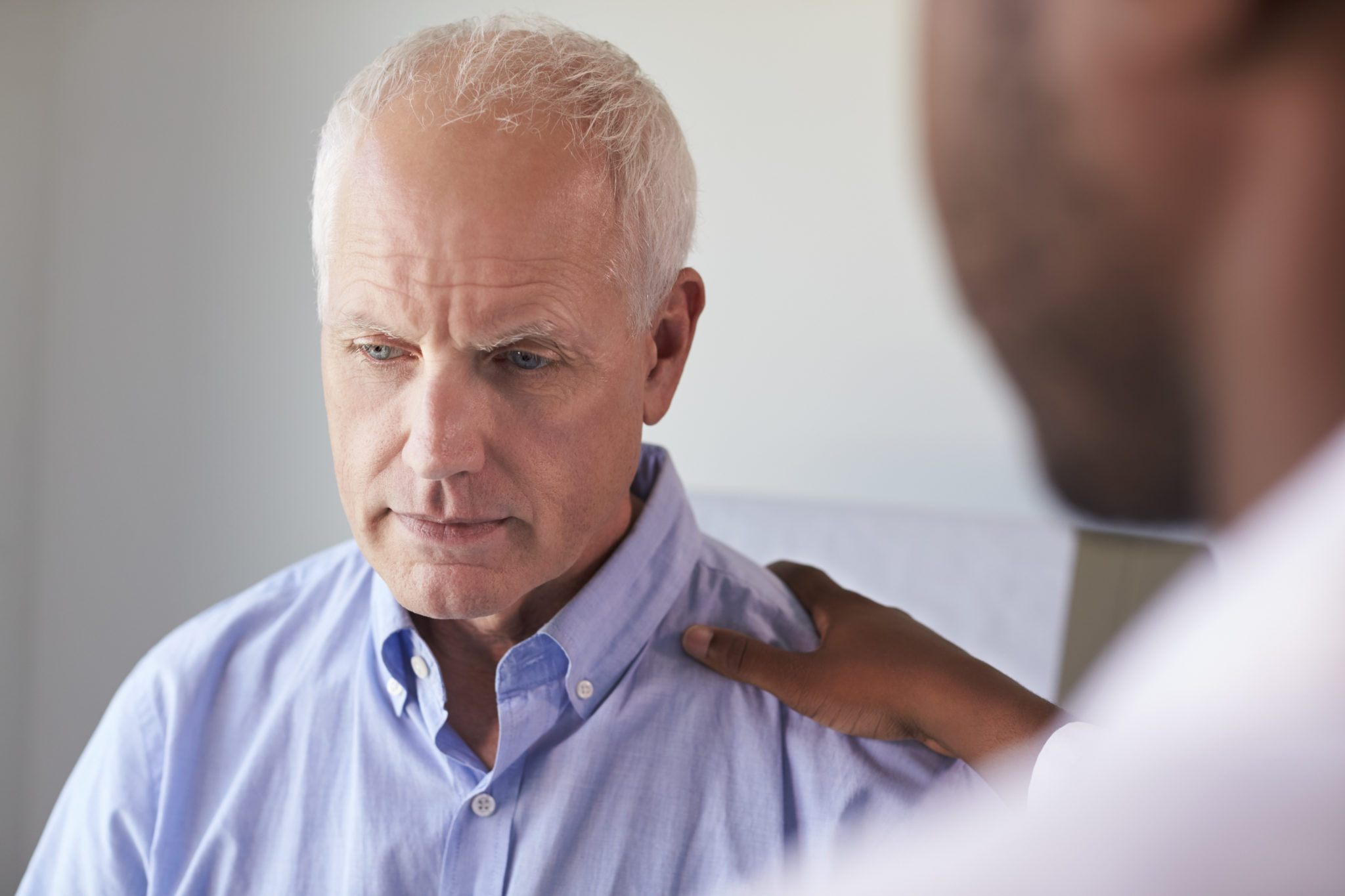 doctor giving bad news to patient